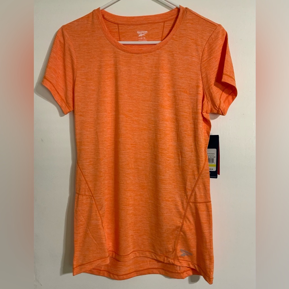 Reebok Women's Orange Athletic Top SLIM fit